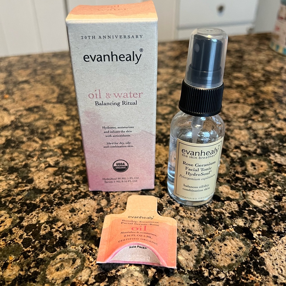 Evanhealy Oil & Water Balancing Ritual Set BNIB